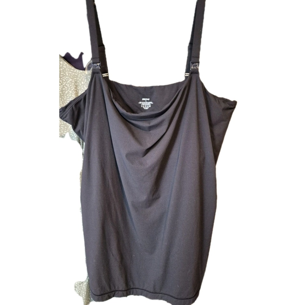 SKIMS Maternity Nursing Cami - Onyx Black - Size 3X - EUC